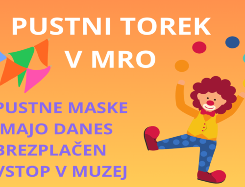 Pustne maske danes dobrodošle!